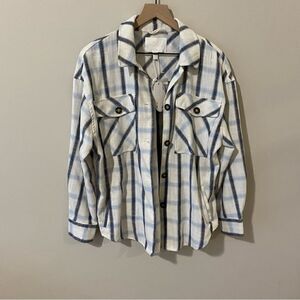 Ashley by 26 international Square It Up Plaid Shacket